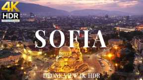 Sofia 4K drone view 🇧🇬 Amazing Aerial View Of Sofia | Relaxation film with calming music - 4k HDR