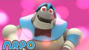 ❤️ Arpo Falls in LOVE!!! |❤️ | ARPO | Educational Kids Videos | Moonbug Kids