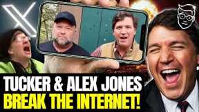 Tucker MELTS INTERNET with Alex Jones Interview | This Is PURE🔥🔥🔥