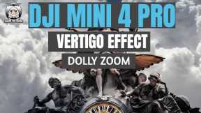 DJI Mini 4 Pro how to do vertigo effect (dolly zoom) #shaunthedrone