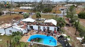 Drone Video Of The Marianna, FL Tornado Damage - 1/9/2024