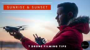 7 TIPS for SUNRISE & SUNSET DRONE CINEMATOGRAPHY // with drones such as the DJI MINI 3 PRO, MINI 2