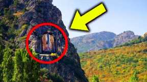Drone Pilot Spots Mysterious Door In Mountain   Then He Goes Inside!