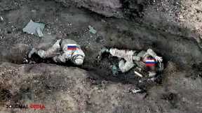 Horrible drone! Ukrainian FPV drone grenades blow up positions Russian troops in trenches
