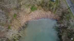 WENT LOOKING FOR SUMMER WELLS IN BEECH CREEK AND AERIAL VIEW OF THE SWIM HOLE