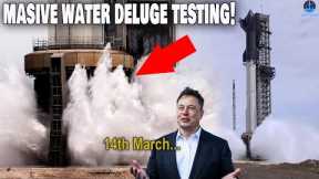 SpaceX Did it: Massive Water Deluge test & S28B10 final stack! FAA Timeline...