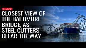 Baltimore Bridge News LIVE | Steel Cutter Crews Remove Debris Of Bridge From The Water | TN World