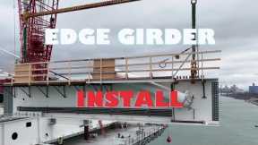 Edge Girder Install | Gordie Howe International Bridge