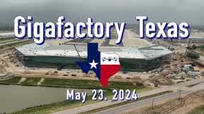 Going Hard At It   Tesla Gigafactory Texas  5/23/2024  9:23AM