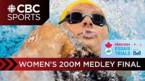 Summer McIntosh wins 200m medley, 4 Canadians qualify for Paris Olympics | CBC Sports