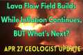 Inflating Lava Field Pushes Older