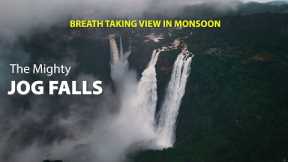 India's largest JogFalls in 2024|4k Drone Video|