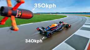 World's Fastest Camera Drone Vs F1 Car (ft. Max Verstappen)