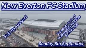 New Everton FC Stadium - Sunday 8th September - Bramley Moore Dock - latest drone footage #efc