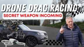 DJI Drones Vs Range Rover Drag Race