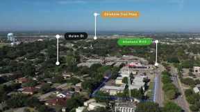 Drone footage with motion tracking graphics - Simple Animation