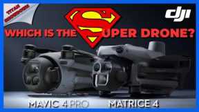 Which Is the King of DJI Drones? Mavic 4 vs Matrice 4 Showdown!