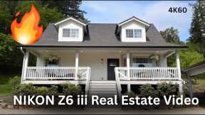 Nikon Z6 iii Real Estate Video - 4K60 Shot Throughout + 14-30m Lens