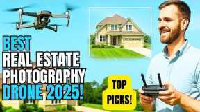 Top 5 Best Drone For Real Estate Photography 2025!🔥🔥👍