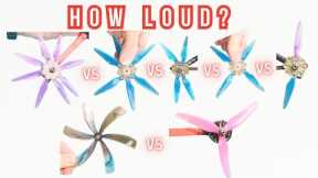 Noise Test: 8 vs 6 vs 4 vs 2 vs 6 vs 3 blades 5 FPV Drone - OCTOblade Propeller Hub