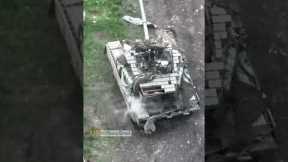 Ukrainian FPV Drone Destroys Russian T-90 Tank in Seconds