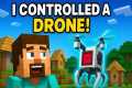 Minecraft but I can control drone 🤩