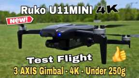 Ruko U11Mini 4K Drone - Test Flight (3 Axis Gimbal, 4K Camera)