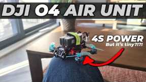 I put the DJI O4 Air Unit on a TINY drone.... with 4S Power?!